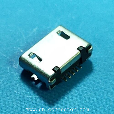 USB MICRO B-TYPE 90° SMT WITH BOSS 5P