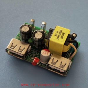 USB电源插座PCBA板